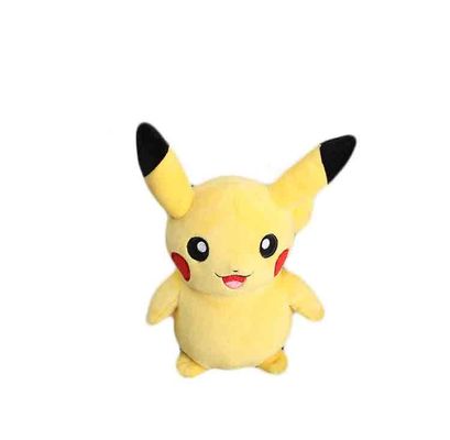 गर्मजोशी प्यारा मोबाइल फोनों के आलीशान खिलौने पीपी कपास जासूस Pikachu Cuddly खिलौना अनुकूलित
