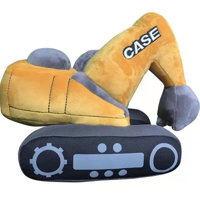 खुदाई हुक मशीन बच्चों की आलीशान खिलौना कार लड़कों नींद तकिया