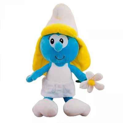 40cm कार्टून Smurf भरवां पशु मोबाइल फोनों आलीशान खिलौने नीले पिता ब्लू बहन