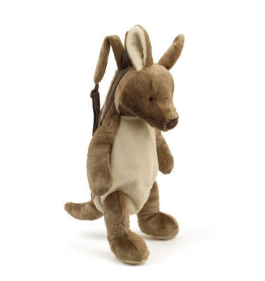 लघु आलीशान कपड़ा पशु बैकपैक बच्चों का बैकपैक ODM उत्पादन