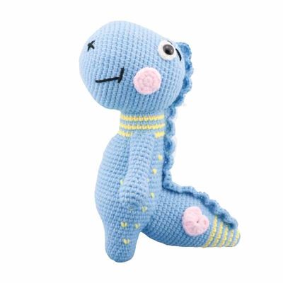 लाइफलाइक पॉलिएस्टर स्टफ्ड हैंडमेड क्रोकेट डॉल