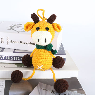 लाइफलाइक पॉलिएस्टर स्टफ्ड हैंडमेड क्रोकेट डॉल