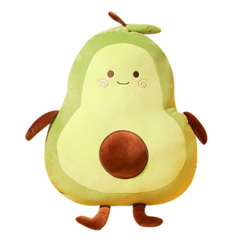 गृह सजावट पॉलीप्रोपाइलीन कपास भरा 45 सेमी एवोकैडो भरवां खिलौना